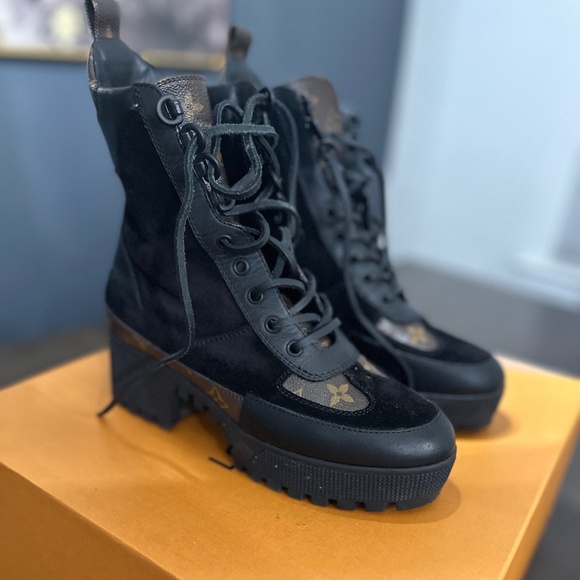 Louis Vuitton Platform Desert Boots - Picture 1 of 5